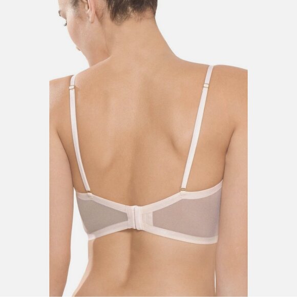 Josie Natori Luxure Bra Bustier Matching Clip Panty Set - Picture 4 of 7